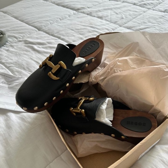 Boden brand new leather clogs! Never worn - Picture 2 of 2